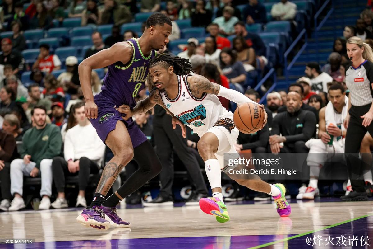 莫兰特复出21+10灰熊惜败爵士 乔治39+6+8生涯新高